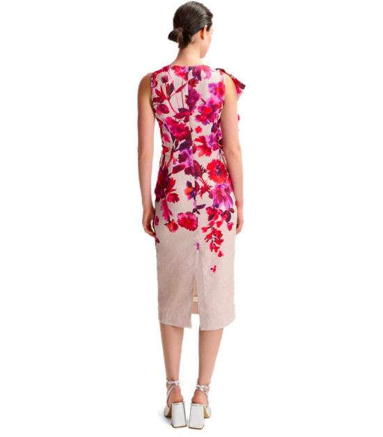25SS 에센셜앤트워프 미디 원피스 HAYLEIGH H3OW 36 Pink - ESSENTIEL ANTWERP