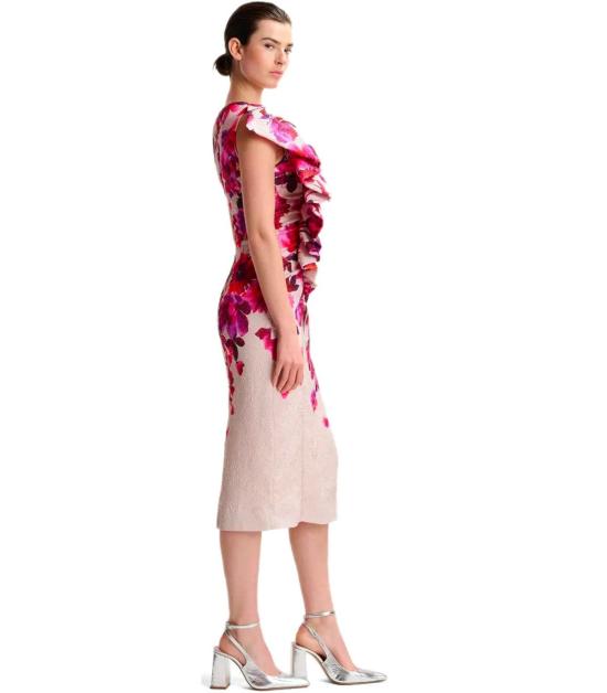 25SS 에센셜앤트워프 미디 원피스 HAYLEIGH H3OW 36 Pink - ESSENTIEL ANTWERP