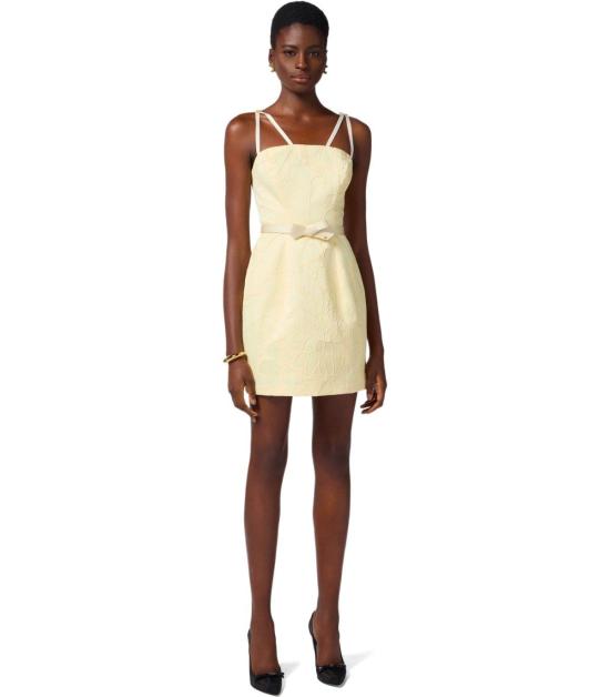 25SS 엘리자베타프랜치 숏 원피스 AB77952E2 DC7 38 Yellow - ELISABETTA FRANCHI
