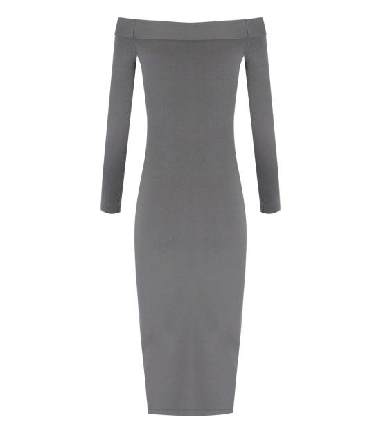  엘리자베타프랜치 미디 원피스 AM19S47E2 CG8 38 Grey - ELISABETTA FRANCHI