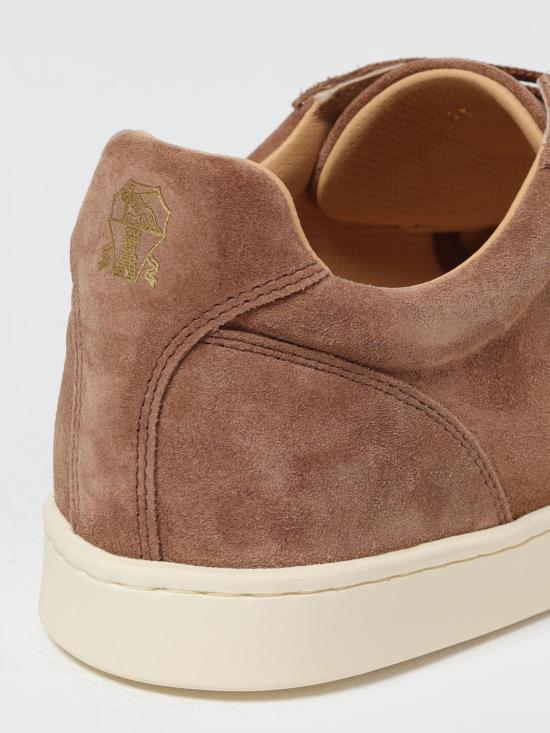 25SS 브루넬로 쿠치넬리 스니커즈 MZUSILN311C2692 BROWN DOM - BRUNELLO CUCINELLI