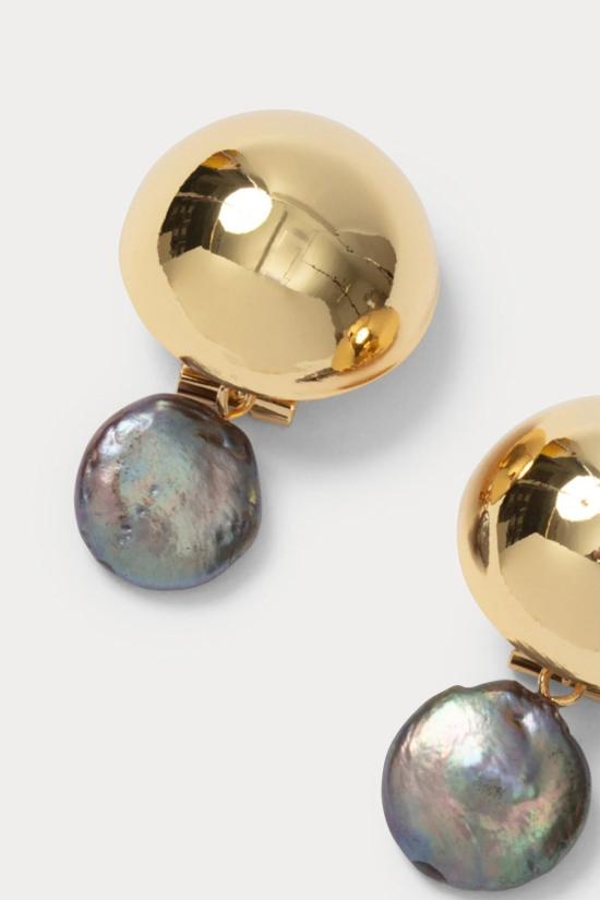  Rach 이어링 레이첼 코미 슈트  골드 피콕 펄 - OTHER BRANDS