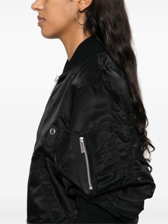 25FW 사카이 봄버 자켓 SCW 202 001 Black - SACAI