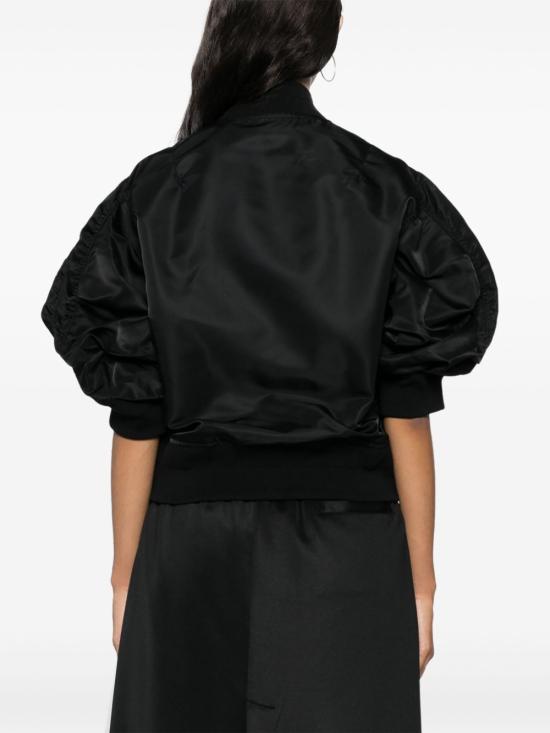 25FW 사카이 봄버 자켓 SCW 202 001 Black - SACAI