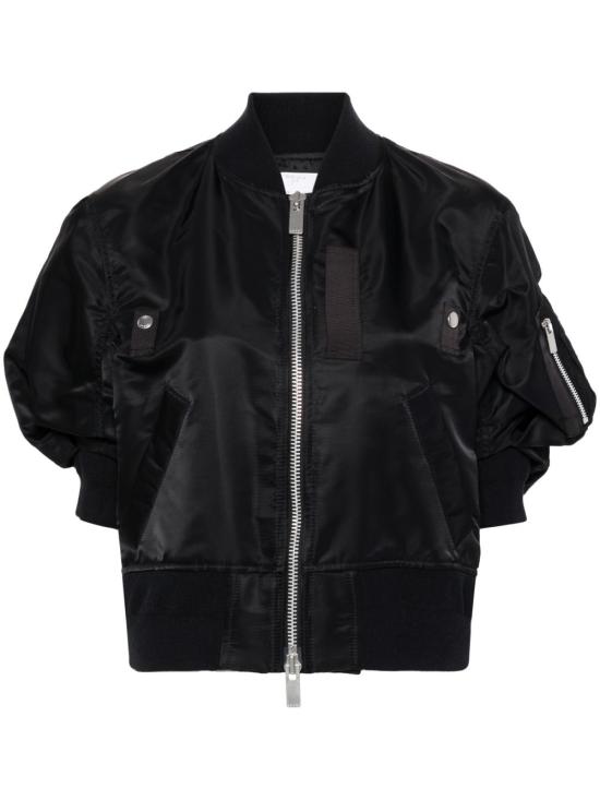 25FW 사카이 봄버 자켓 SCW 202 001 Black