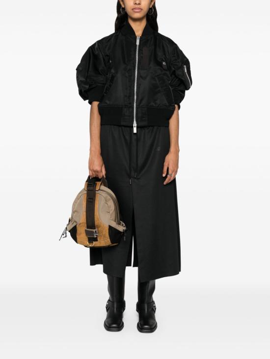 25FW 사카이 봄버 자켓 SCW 202 001 Black - SACAI