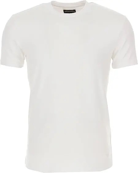 25FW 엠포리오 아르마니 반팔 티셔츠 8N1TF0 1JCDZ 0100 White