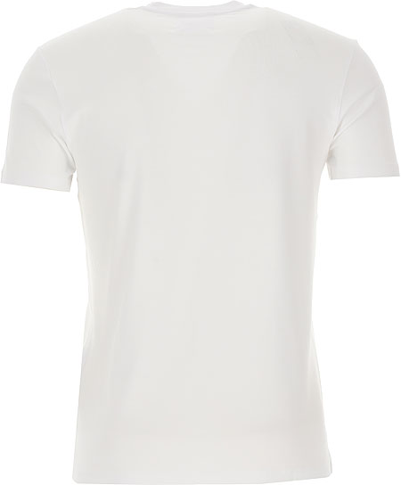 25FW 엠포리오 아르마니 반팔 티셔츠 8N1TF0 1JCDZ 0100 White - EMPORIO ARMANI