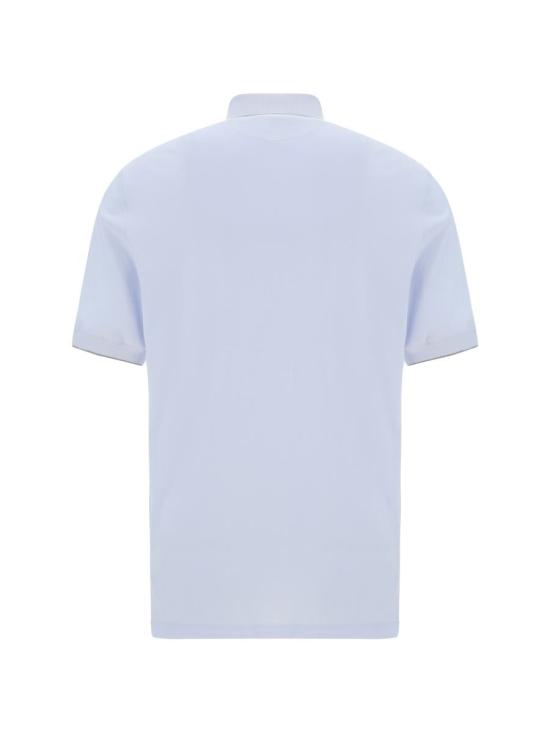 25SS 브루넬로 쿠치넬리 피케 폴로 셔츠 ME8548788 CVJ41 SKY DOM - BRUNELLO CUCINELLI