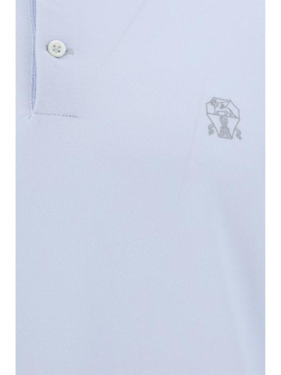 25SS 브루넬로 쿠치넬리 피케 폴로 셔츠 ME8548788 CVJ41 SKY DOM - BRUNELLO CUCINELLI