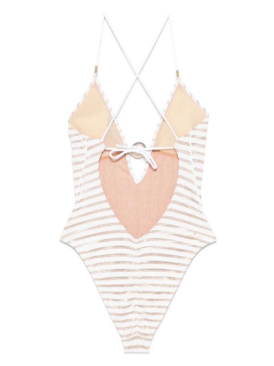 25SS 핀업스타 원피스 수영복 PF026I 001 BIANCO - PIN UP STARS