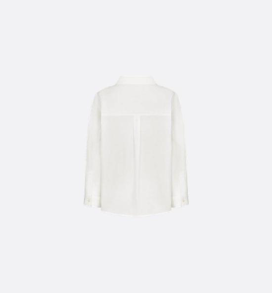 25SS [키즈] 디올 셔츠 5SBM21SRTB 013 Beige - DIOR