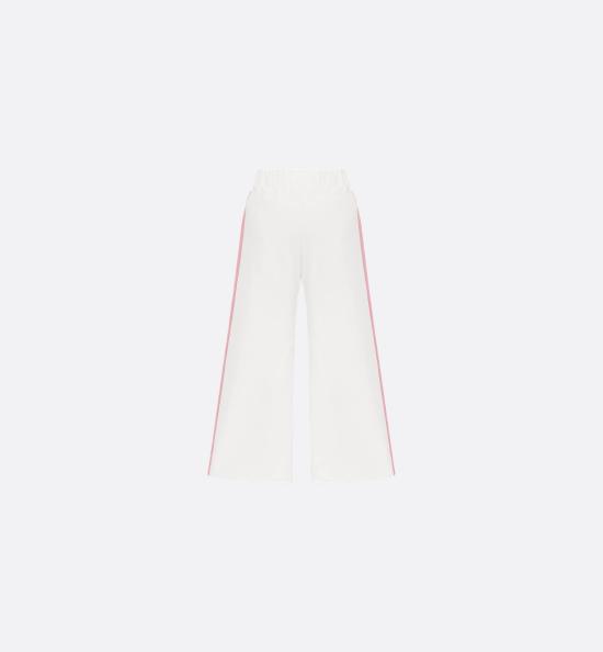 25SS [키즈] 디올 트레이닝/조거 팬츠 5SBM13PANA 135 White pin - DIOR