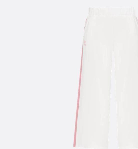 25SS [키즈] 디올 트레이닝/조거 팬츠 5SBM13PANA 135 White pin - DIOR