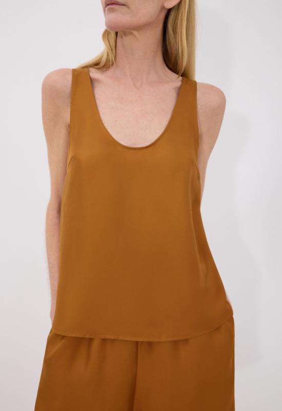 25SS 루루 드 세종 민소매 티셔츠 GABY OCHER Ocher - LOULOU DE SAISON