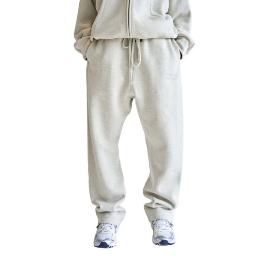  피어오브갓 트레이닝/조거 팬츠 피어 오브 갓 릴렉스 플리스 스웨트 팬츠 헤더 스톤 - FEAR OF GOD