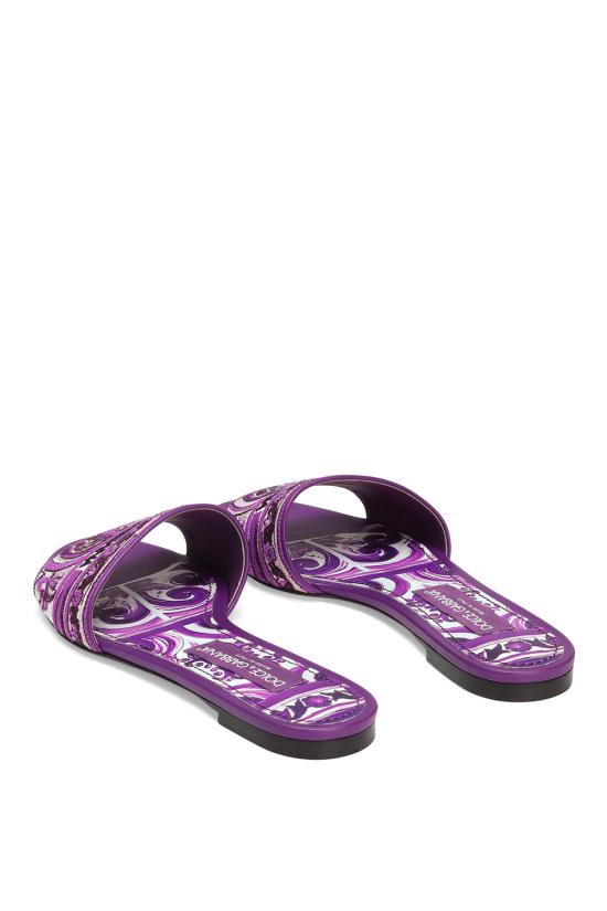 25FW 돌체앤가바나 뮬/슬리퍼 CQ0571AV804 I03TN Maiolica 3 viola - DOLCE & GABBANA