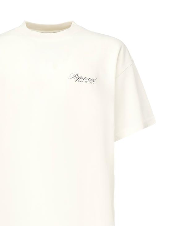 25FW 리프레젠트 반팔 티셔츠 OCM41201 072 White - REPRESENT