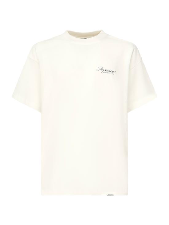 25FW 리프레젠트 반팔 티셔츠 OCM41201 072 White - REPRESENT