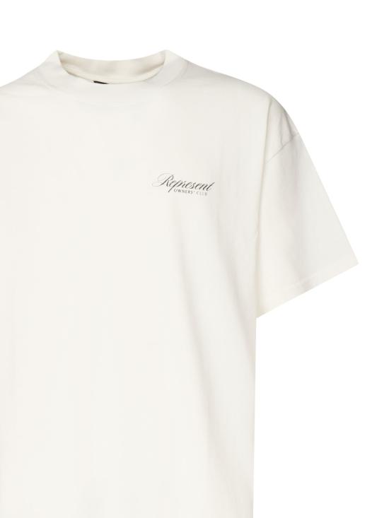 25FW 리프레젠트 반팔 티셔츠 OCM41201 072 White - REPRESENT