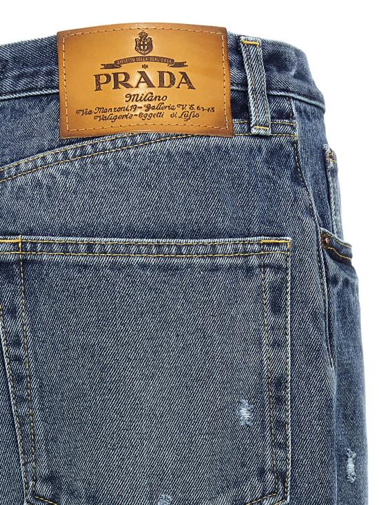 25FW 프라다 데님 팬츠 GFP522SOOO16PKF0V3N Light Blue - PRADA