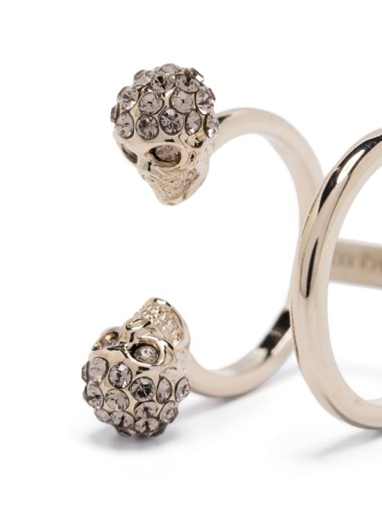 25FW 알렉산더 맥퀸 반지 553656J160K 7286 Golden - ALEXANDER MCQUEEN