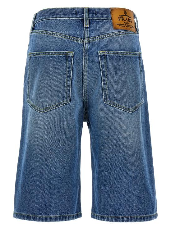 25FW 프라다 데님 숏팬츠 GFP523SOOO16PKF0V3N Blue - PRADA