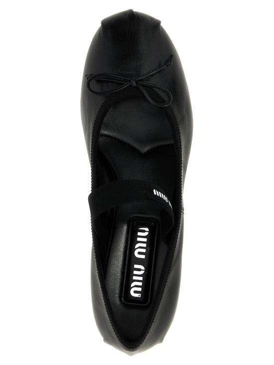 26SS 미우미우 힐/펌프스 5I348EF025011F0002 Black - MIU MIU