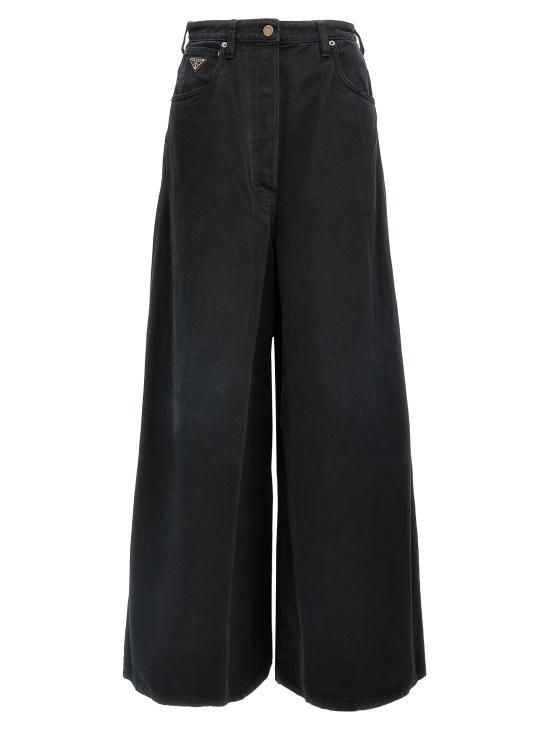 25FW 프라다 데님 팬츠 GFP520SOOO148JF0557 Black