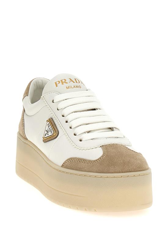 25FW 프라다 스니커즈 1E928NF050Y5TF0HEN Beige - PRADA