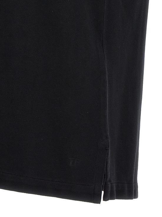 25FW 톰포드 폴로 티셔츠 JPS002JMC007S23LB999 Black - TOMFORD