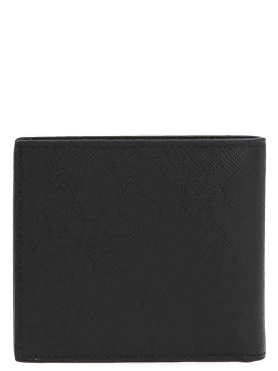 26FW 프라다 로고 리나일론 레더 월렛 2MO513QMEF0002 Black - PRADA