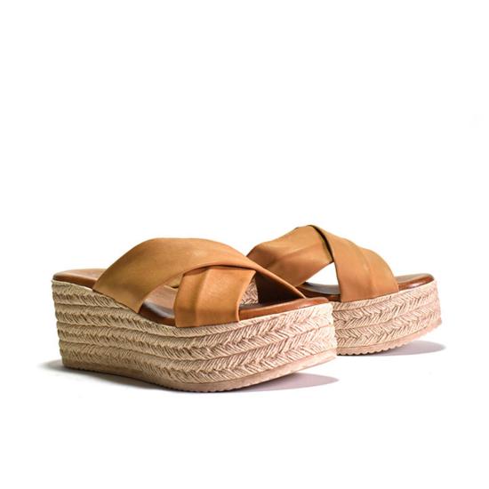  Cordani 뮬/슬리퍼 코르다니 벨라 플랫폼  너트 레더 - CORDANI