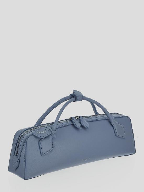 25SS 알라이아 토트백 AA1S06026 CA212517 BLEU DELAVE - ALAIA