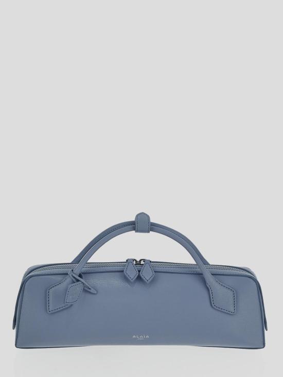 25SS 알라이아 토트백 AA1S06026 CA212517 BLEU DELAVE