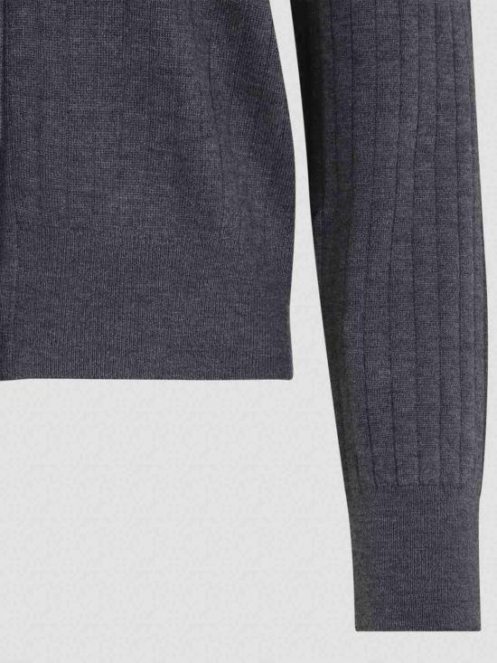 25FW 보테가베네타 가디건 835337V5L701370 Grey - BOTTEGA VENETA