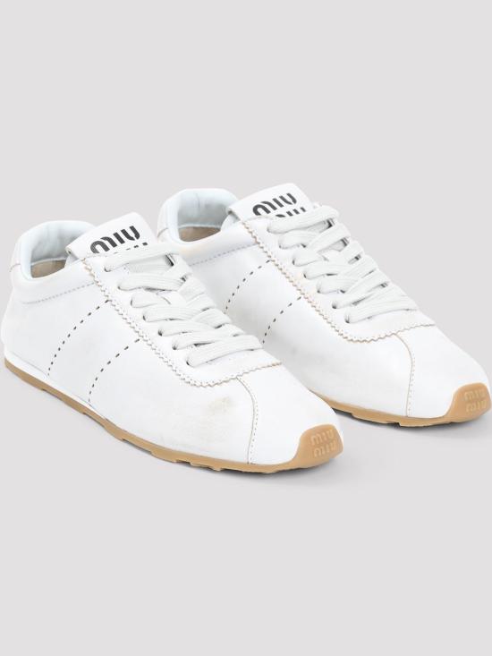  미우미우 플룸 블리치 스니커즈 5E114EF0053H02F0009 WHITE - MIU MIU