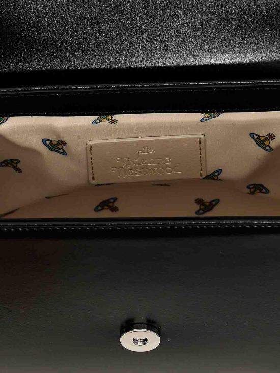 24FW 비비안웨스트우드 크로스백 43040069UL0077N401 Black - VIVIENNE WESTWOOD