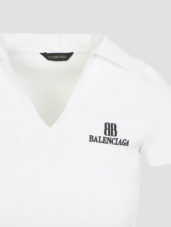 25FW 발렌시아가 반팔 티셔츠 835501T52319040 White - BALENCIAGA