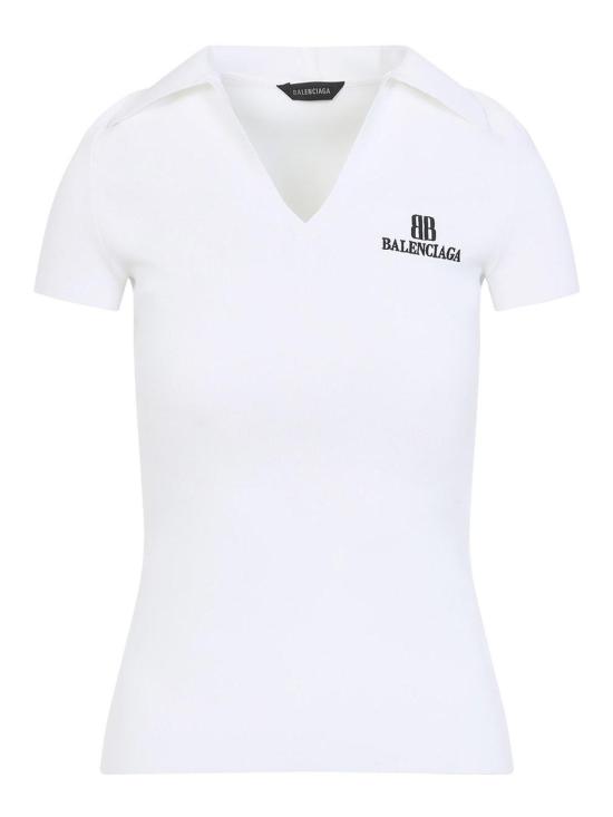 25FW 발렌시아가 반팔 티셔츠 835501T52319040 White