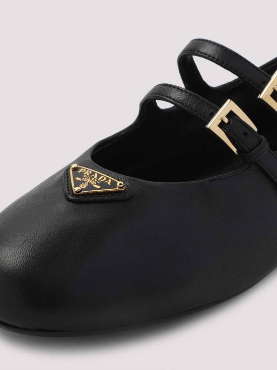  프라다 플랫 슈즈 1F794NF005038F0002 Black - PRADA