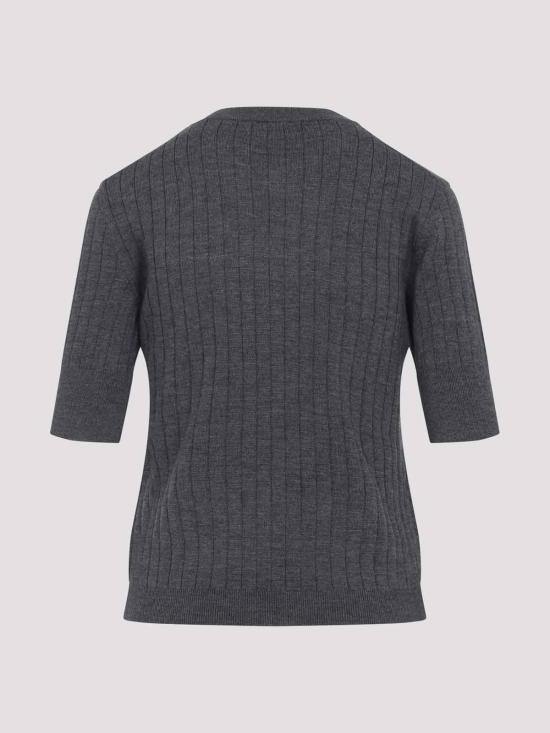 25FW 보테가베네타 반팔 티셔츠 835467V5L701370 Grey - BOTTEGA VENETA