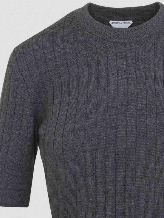 25FW 보테가베네타 반팔 티셔츠 835467V5L701370 Grey - BOTTEGA VENETA