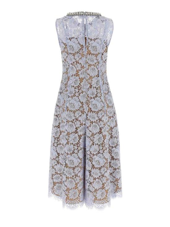  셀프 포트레이트 롱 원피스 SS25158MBLBLUE Light Blue - SELF PORTRAIT