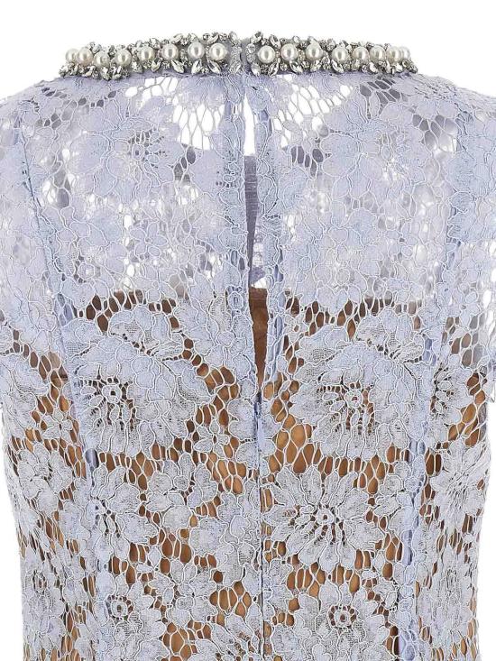  셀프 포트레이트 롱 원피스 SS25158MBLBLUE Light Blue - SELF PORTRAIT