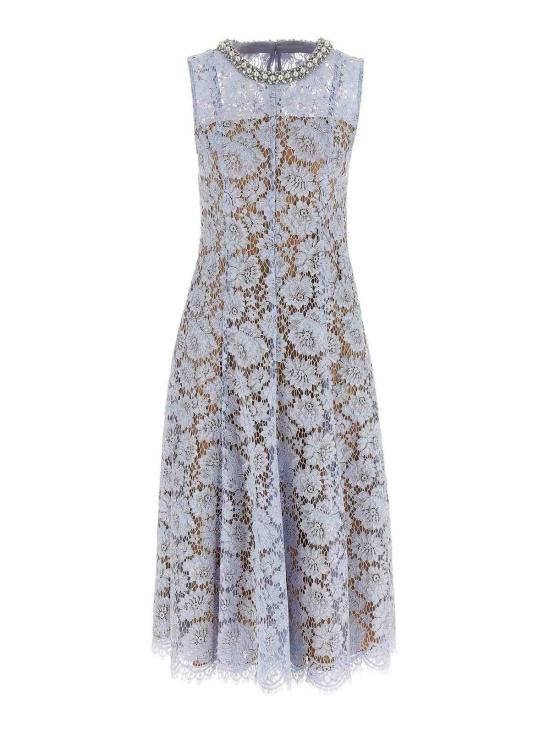  셀프 포트레이트 롱 원피스 SS25158MBLBLUE Light Blue