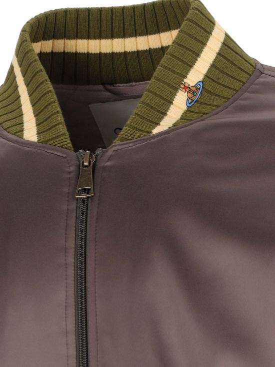 25FW 비비안웨스트우드 봄버 자켓 33040004 W017S D409 Beige - VIVIENNE WESTWOOD