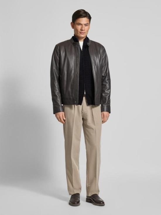 25FW 엠포리오 아르마니 집업 니트 EM003503 AF14113 UB109 Blue - EMPORIO ARMANI