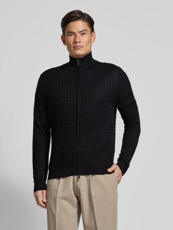 25FW 엠포리오 아르마니 집업 니트 EM003503 AF14113 UB109 Blue - EMPORIO ARMANI