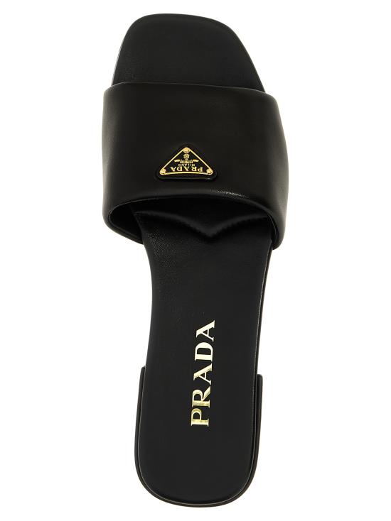 25FW 프라다 뮬/슬리퍼 1XX714F0102DL8F0002 Black - PRADA